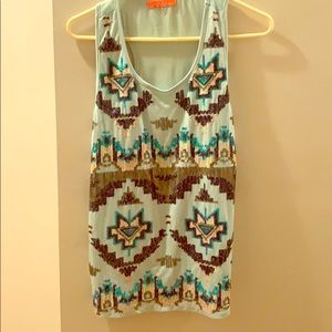 Embellished Sleeveless Blouse